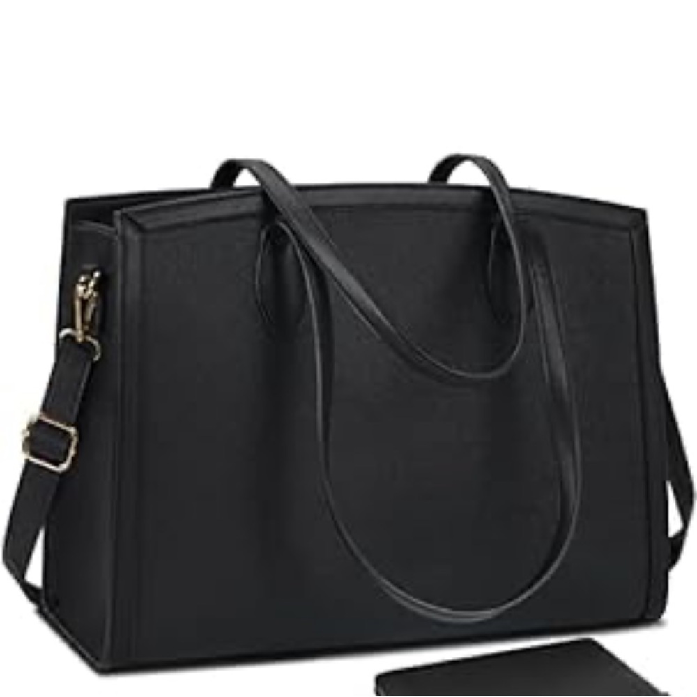 Black Laptop Tote Bag